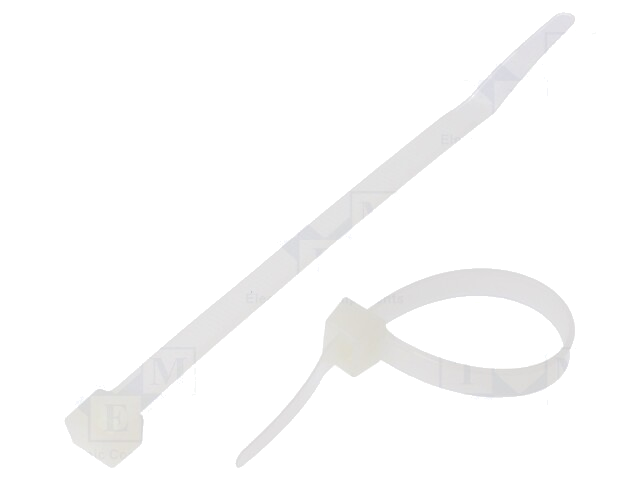 Kabelbinder; L: 150mm; W: 7,6mm; polyamide; 533N; natuurlijk Kabelbinder; L: 150mm; W: 7,6mm; polyamide; 533N; natuurlijk